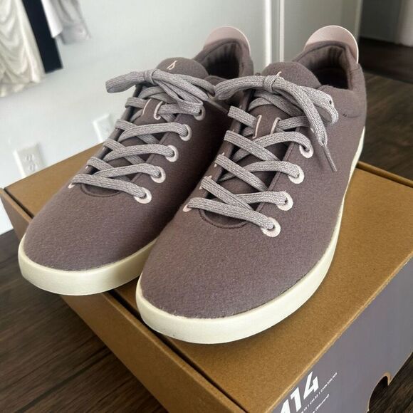 Allbirds Wool Piper Hazy Mauve Blizzard Athletic Shoes Men's Size 14 NIB NEW - Picture 2 of 10